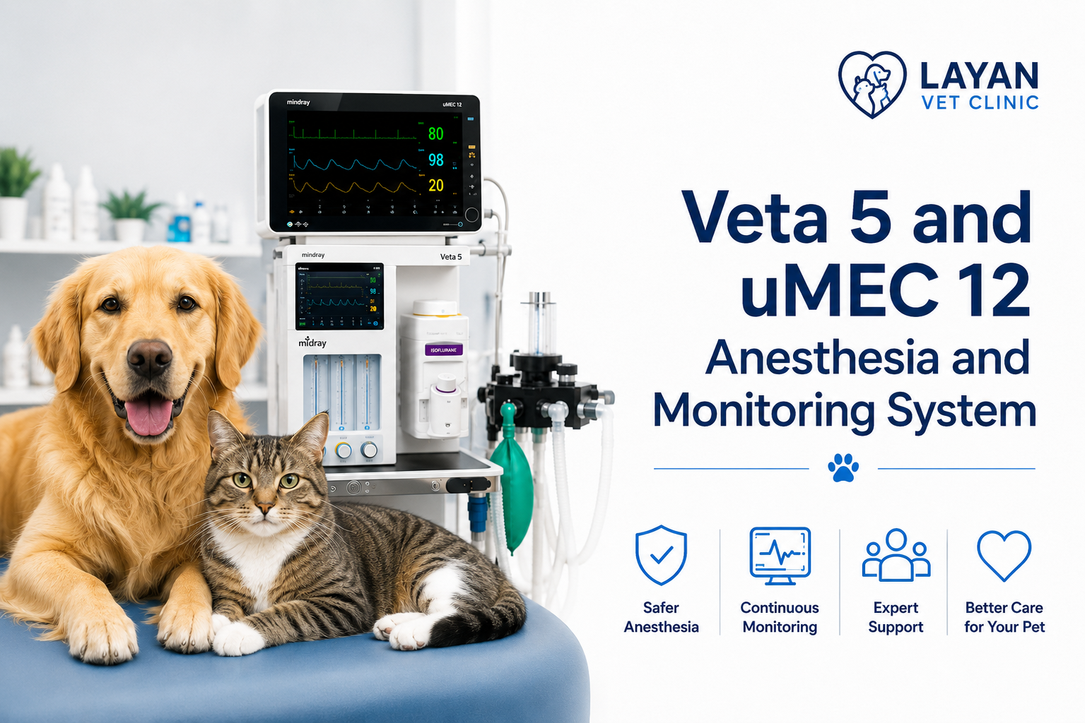 Veta 5 and uMEC 12 Anesthesia Monitoring